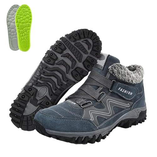 OfreiSchuhe — Solvema Orthopädische Winterschuhe, Winterschuhe Herren Wasserdicht, Damen Winterstiefel Gefüttert Wasserdicht, Rutschfeste (C, Erwachsene, 44, Numerisch, EU Schuhgrößensystem, M) von Gienslru