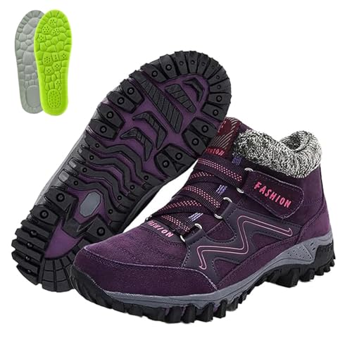 OfreiSchuhe — Solvema Orthopädische Winterschuhe, Winterschuhe Herren Wasserdicht, Damen Winterstiefel Gefüttert Wasserdicht, Rutschfeste (D, Erwachsene, 43, Numerisch, EU Schuhgrößensystem, M) von Gienslru