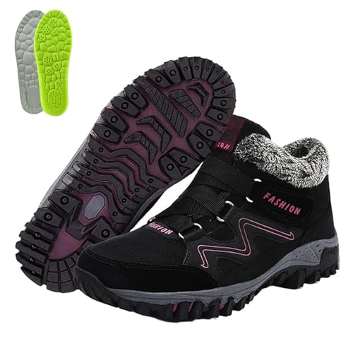 OfreiSchuhe — Solvema Orthopädische Winterschuhe, Winterschuhe Herren Wasserdicht, Damen Winterstiefel Gefüttert Wasserdicht, Rutschfeste (E, Erwachsene, 38, Numerisch, EU Schuhgrößensystem, M) von Gienslru