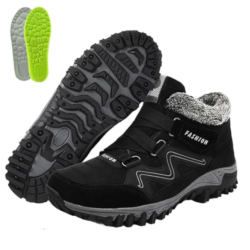 OfreiSchuhe — Solvema Orthopädische Winterschuhe, Winterschuhe Herren Wasserdicht, Damen Winterstiefel Gefüttert Wasserdicht, Rutschfeste (F, Erwachsene, 37, Numerisch, EU Schuhgrößensystem, M) von Gienslru