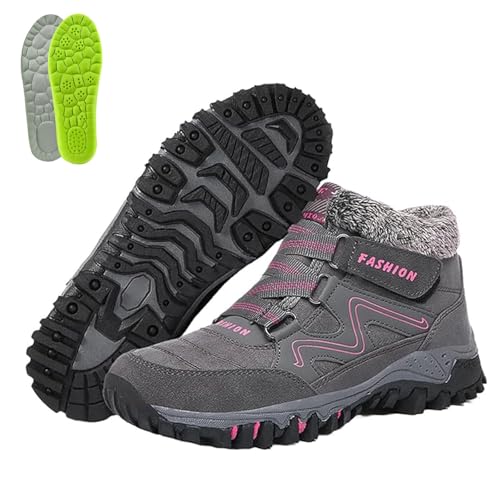 OfreiSchuhe — Solvema Orthopädische Winterschuhe, Winterschuhe Herren Wasserdicht, Damen Winterstiefel Gefüttert Wasserdicht, Rutschfeste (G, Erwachsene, 44, Numerisch, EU Schuhgrößensystem, M) von Gienslru