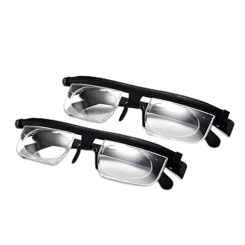 Upgrade Deefocus Adjustable Glasses, Focus Adjustable Glasses Dial Vision, Adjustable Glasses Dial Vision for Men And Women (2pcs) von Gienslru