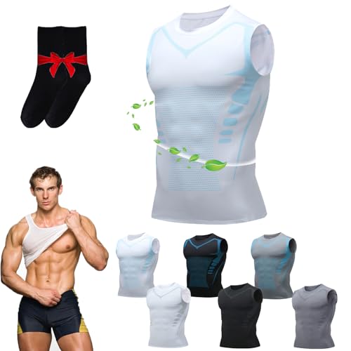 Vital Vest Abnehmweste, Abnehmen Weste, Duneva Abnehmweste, Vitalvest Abnehmweste, Atmungsaktiver Eisseidenstoff (A, M) von Gienslru