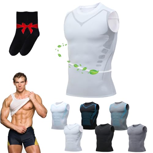 Vital Vest Abnehmweste, Abnehmen Weste, Duneva Abnehmweste, Vitalvest Abnehmweste, Atmungsaktiver Eisseidenstoff (AA, XL) von Gienslru