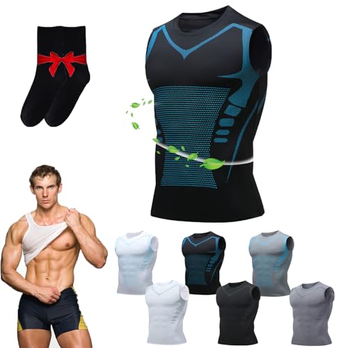 Vital Vest Abnehmweste, Abnehmen Weste, Duneva Abnehmweste, Vitalvest Abnehmweste, Atmungsaktiver Eisseidenstoff (B, L) von Gienslru