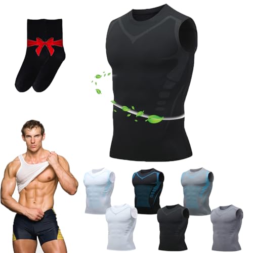Vital Vest Abnehmweste, Abnehmen Weste, Duneva Abnehmweste, Vitalvest Abnehmweste, Atmungsaktiver Eisseidenstoff (BB, 3XL) von Gienslru