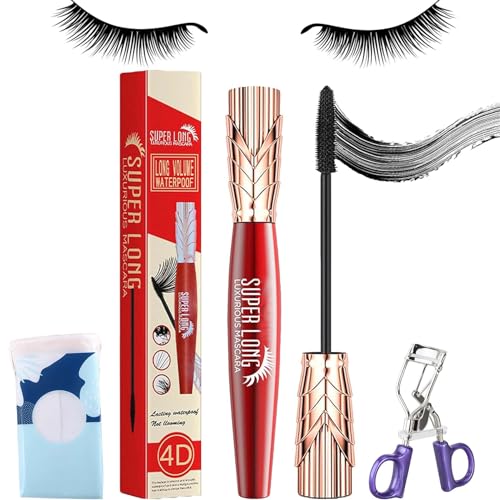 Yanqina Super Long Mascara, Super Long Mascara, 4d Waterproofand Sweat Proof Mascara, Yanquina 4d Mascara, Yanquina Drying And Not Sticky Mascara For Women (1pc) von Gienslru