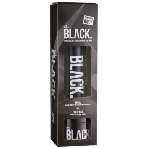 ID Hair Haarpflege Black for Men Box Total Shampoo Shampoo 125 ml + Fibre Wax 100 ml 1 Stk. von Gieseke