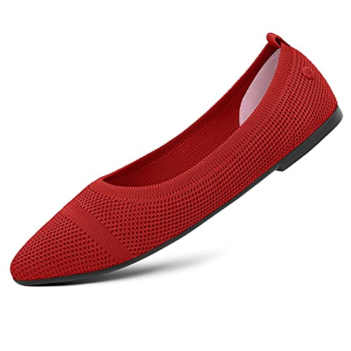 GIESSWEIN Eco Ballerinas 2.0 - Spitze Damen Ballerina, Eleganter Sommerschuh aus recyceltem PET, Komfortable Slipper, Ballet Flats Pointy von Giesswein