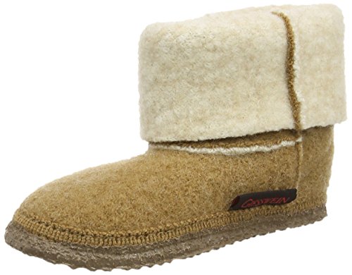 Giesswein Mädchen Kemnitz Hohe Hausschuhe, Braun (krokant / 241) von Giesswein