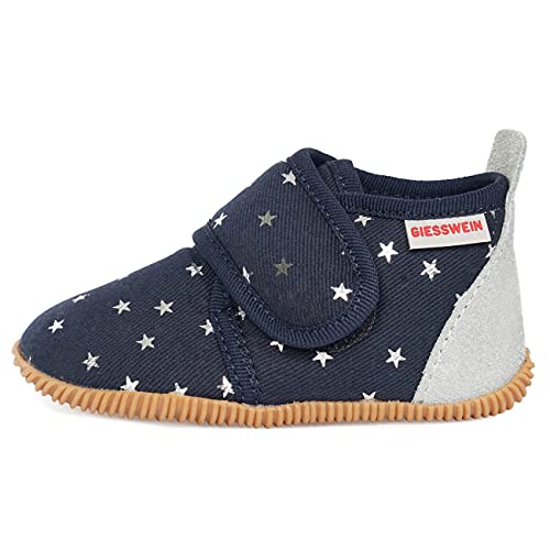 GIESSWEIN Salsach, Hohe Hausschuhe Mädchen, Dk.blau 548, 23 EU von GIESSWEIN