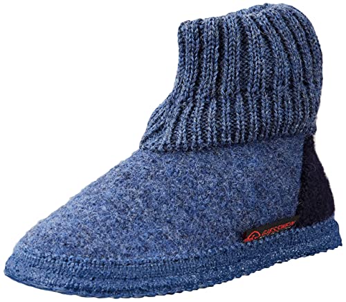 GIESSWEIN Unisex - Kinder Kramsach Kids Hohe Hausschuhe, Capriblau, 23 EU von GIESSWEIN
