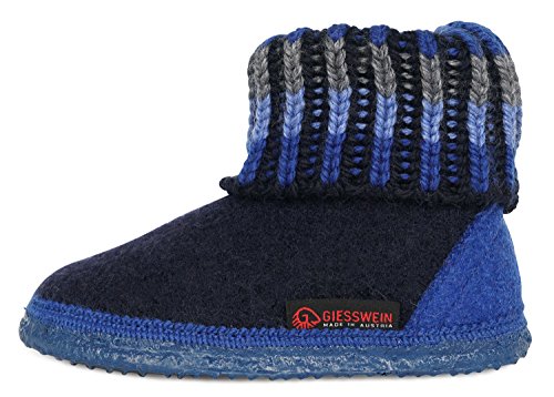 GIESSWEIN Kronau, Hüttenschuhe Unisex Kinder, Ocean 588, 23 EU von GIESSWEIN