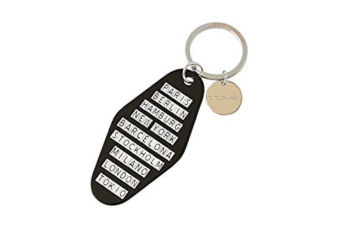 Gift Company - Key Club by GC, Schlüsselanhänger, Metropolen, schwarz von Gift Company