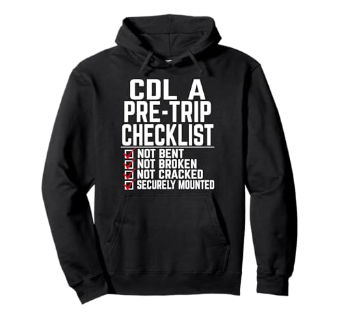 Coole CDL-Trucker-Kunst für Männer Frauen Trucking CDL Truck Fahrer Pullover Hoodie Coole CDL-Trucker-Kunst für Männer Frauen Trucking CDL Truck Fahrer Pullover Hoodie von Gift For CDL Trucker Accessories CDL Truck Driver