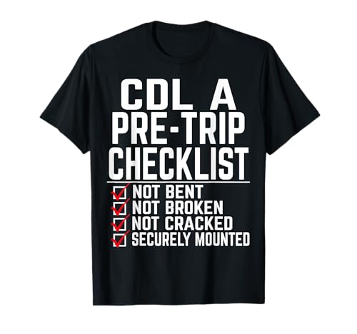 Coole CDL-Trucker-Kunst für Männer Frauen Trucking CDL Truck Fahrer T-Shirt Coole CDL-Trucker-Kunst für Männer Frauen Trucking CDL Truck Fahrer T-Shirt von Gift For CDL Trucker Accessories CDL Truck Driver