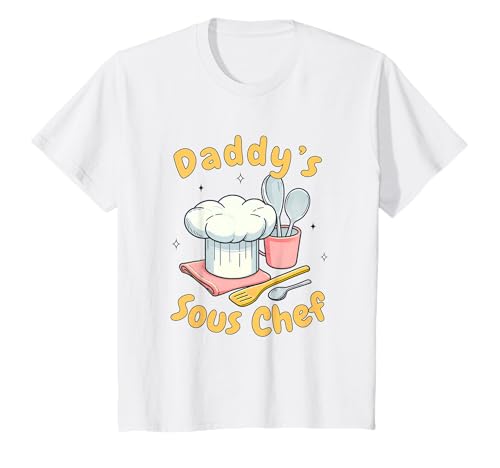 Daddy's Little Sous Chef Baby Body Cooking Baby Shower T-Shirt Daddy's Little Sous Chef Baby Body Cooking Baby Shower T-Shirt von Gift For Dad Baby Sous Chef Baby