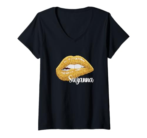 Damen Suzanna - Geschenk für Vornamen T-Shirt mit V-Ausschnitt Damen Suzanna - Geschenk für Vornamen T-Shirt mit V-Ausschnitt von Gift For Suzanna