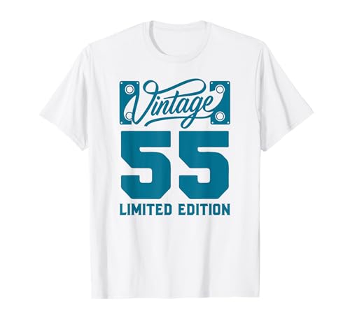 Funny Gag Men Vintage 55th Birthday Decorations 55 Birthday T-Shirt von Gift Ideas Co Birthday