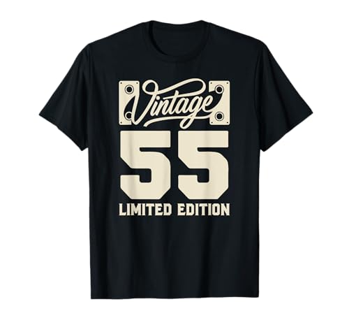 Funny Gag Men Vintage 55th Birthday Decorations 55 Birthday T-Shirt von Gift Ideas Co Birthday
