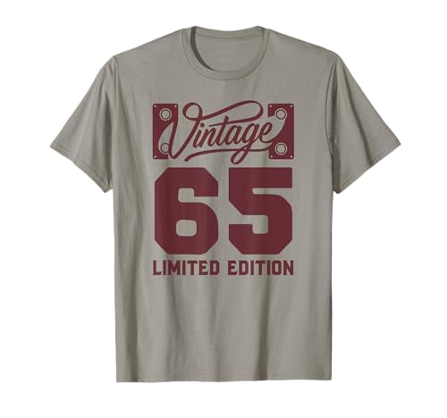 Funny Gag Men Vintage 65th Birthday Decorations 65 Birthday T-Shirt von Gift Ideas Co Birthday
