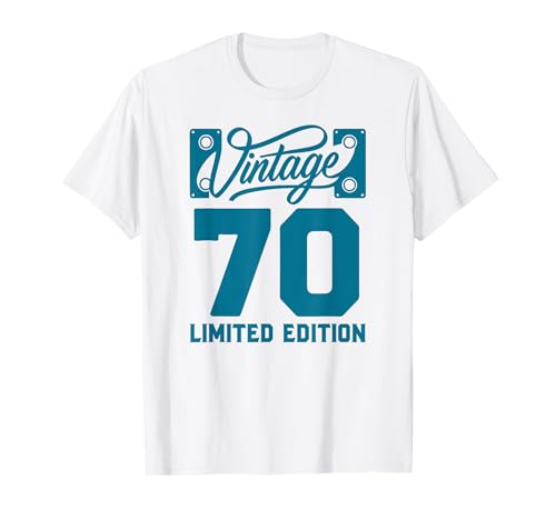 Funny Gag Men Vintage 70th Birthday Decorations 70 Birthday T-Shirt von Gift Ideas Co Birthday