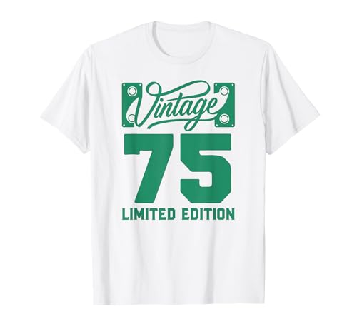 Funny Gag Men Vintage 75th Birthday Decorations 75 Birthday T-Shirt von Gift Ideas Co Birthday