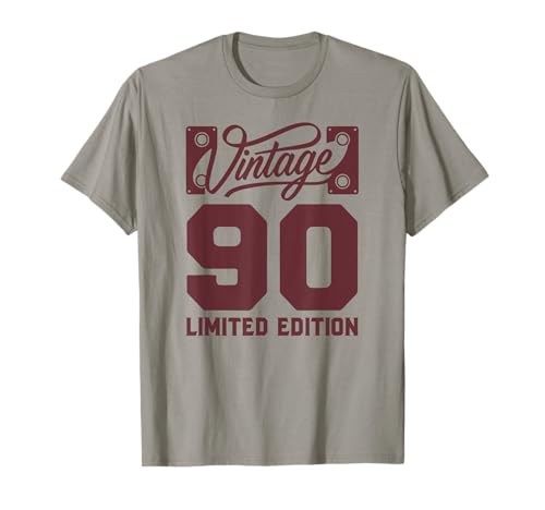 Funny Gag Men Vintage 90th Birthday Decorations 90 Birthday T-Shirt von Gift Ideas Co Birthday