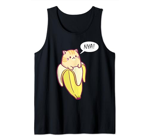 Bananya Banana Lustige Katze für Männer und Frauen Tank Top Bananya Banana Lustige Katze für Männer und Frauen Tank Top von Gift Ideas Kids Boy Girl