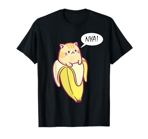 Bananya Banana Lustige Katze für Männer und Frauen T-Shirt Bananya Banana Lustige Katze für Männer und Frauen T-Shirt von Gift Ideas Kids Boy Girl