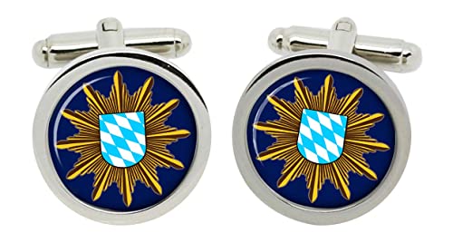 Gift Shop Polizei Bayern Manschettenknöpfe IN Box von Gift Shop