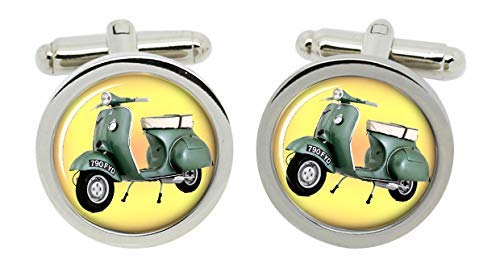 Gift Shop Vespa Roller Manschettenknöpfe in Chrom Kiste von Gift Shop