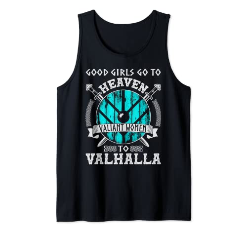 Valiant Damen Valhalla Nordische Wikinger Lagertha Schild Maiden Tank Top Valiant Damen Valhalla Nordische Wikinger Lagertha Schild Maiden Tank Top von Gift for Shield Maiden Costume Women Viking Shield