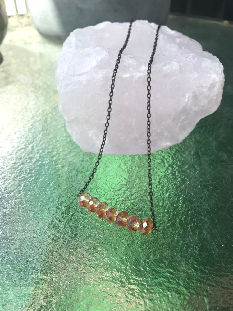 Topaz Kristall Halskette Topaz Kristall Halskette von GiftGalleria