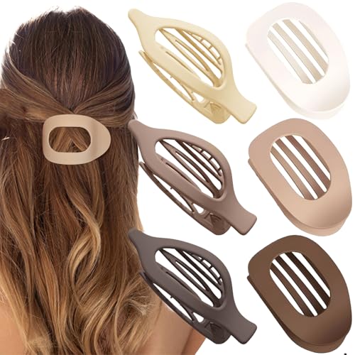Entenschnabel Haarspange, Haarklammer Flach, Haarspange Flach Damen, Rutschfest Starker Halt Haarspangen, Geeignet FüR Dickes, DüNnes, Glattes Lockiges Haar, Komfortabel Stilvoll Matte Haarklammern In Entenschnabel Haarspange, Haarklammer Flach, Haarspange Flach Damen, Rutschfest Starker Halt Haarspangen, Geeignet FüR Dickes, DüNnes, Glattes Lockiges Haar, Komfortabel Stilvoll Matte Haarklammern In von GiftGem