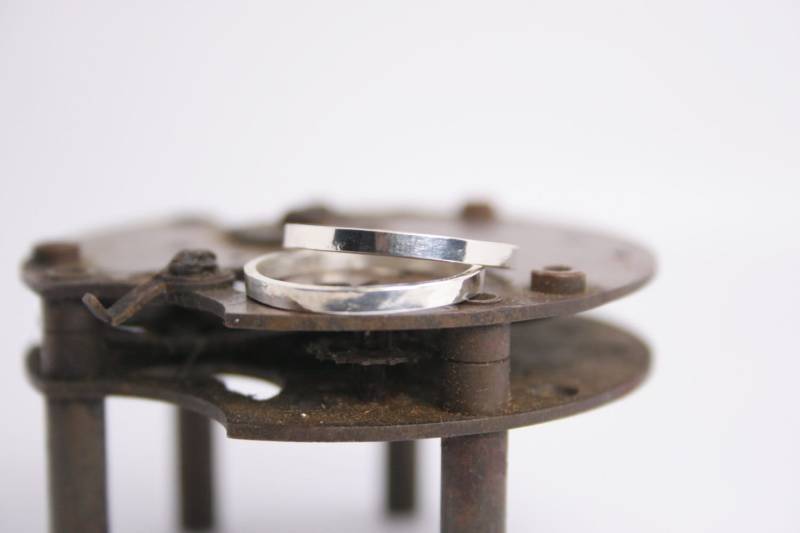 2 Stapelbar - Sterling Silber Ringe Sie Entwerfen von GiftHorst