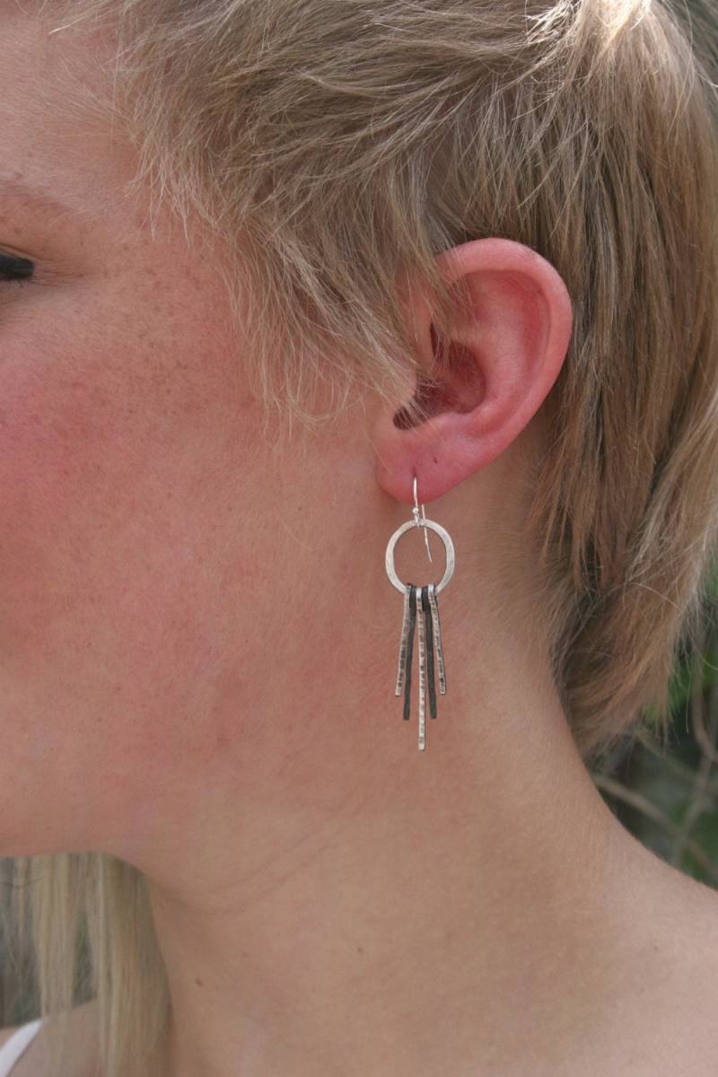 Moderne Sterling Silberohrringe von GiftHorst