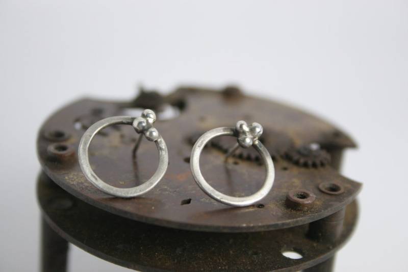 Silber Ohrringe - Hand Geschmiedet von GiftHorst