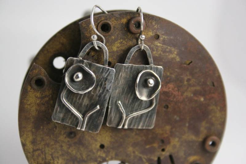 Sterling Silber Ohrringe - Handgemacht Statement von GiftHorst