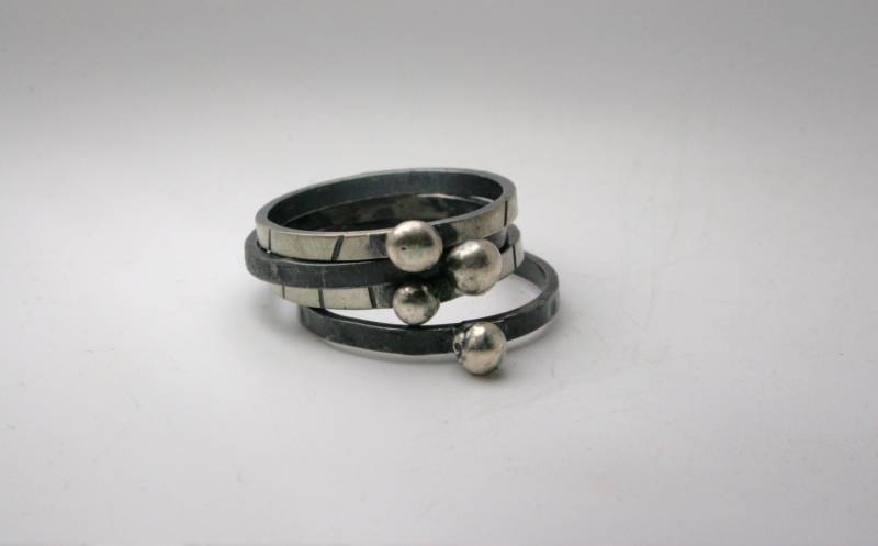 Sterling Silber Ring Set Stapeln von GiftHorst