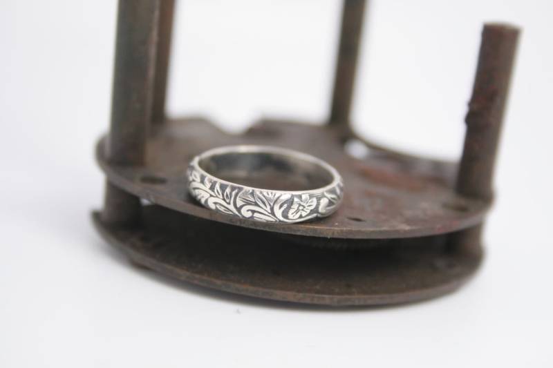 stapelbar - Silberring Hochzeitsband Sie Design von GiftHorst