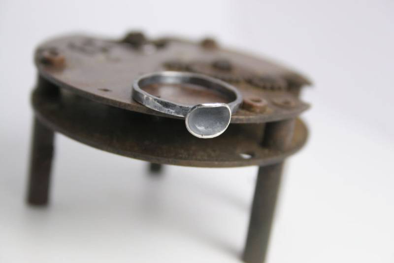 stapelbar - Silberring Hochzeitsband Sie Design von GiftHorst