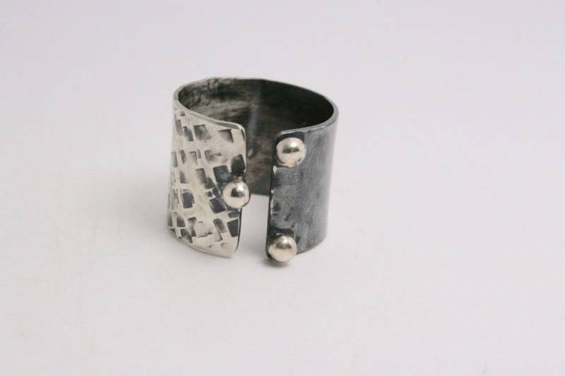 sterling Silber Ring - Handgemacht Funky von GiftHorst