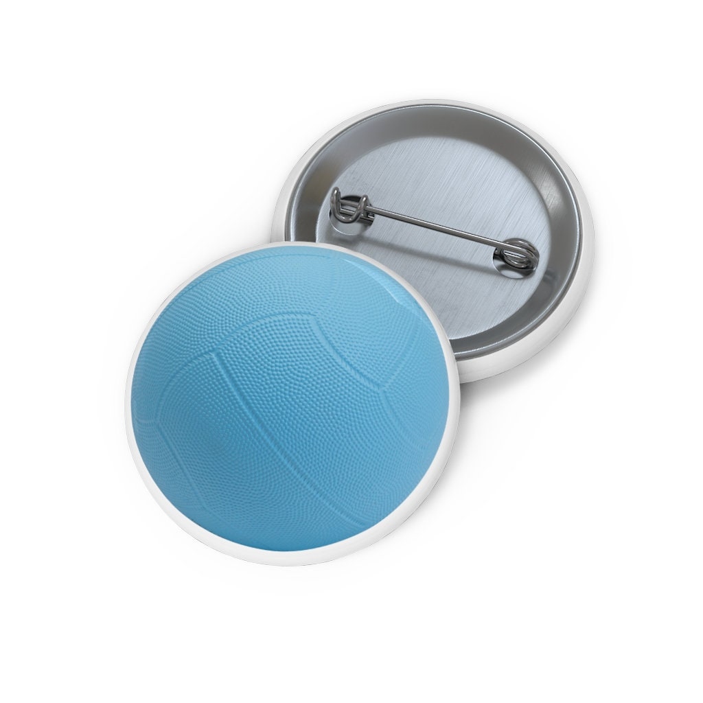 Dodgeball in Blauer Farbe Pin, Button, Button Set, Anstecknadel, Hut Emaille Pins, Anstecknadeln von GiftIdeasHere