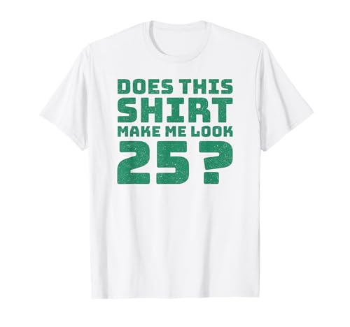 25th Birthday Vintage Decorations Men Gag Funny 25 Birthday T-Shirt von Gifts Birthday Ideas Co.