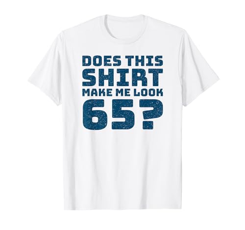 65th Birthday Vintage Decorations Men Gag Funny 65 Birthday T-Shirt von Gifts Birthday Ideas Co.