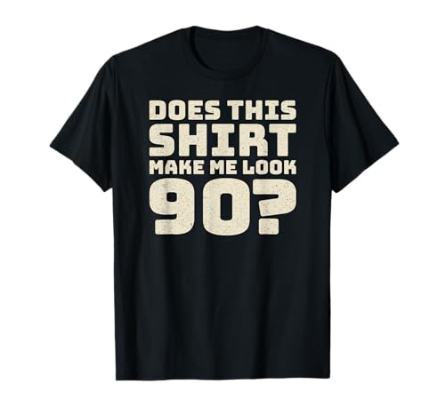 90th Birthday Vintage Decorations Men Gag Funny 90 Birthday T-Shirt von Gifts Birthday Ideas Co.
