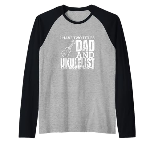 Ukulelist And Dad Proud, lustige Herren-Ukulele Raglan Ukulelist And Dad Proud, lustige Herren-Ukulele Raglan von Gifts For Baritone Ukulele Players