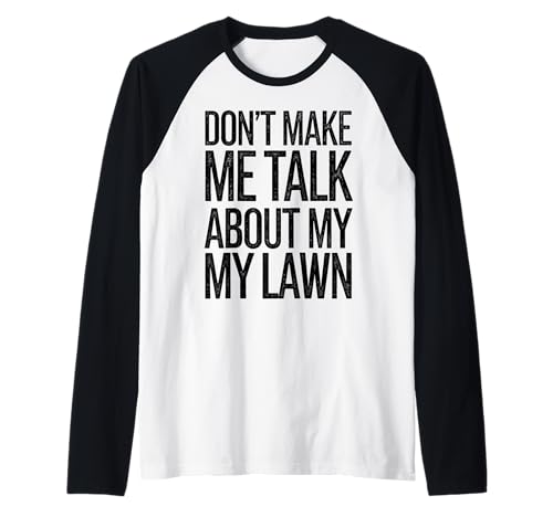Grumpy Old Man Runter von meinem Rasen Raglan von Gifts For Grumpy Men