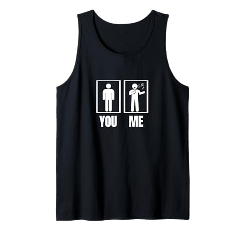 Sänger Proud Funny Men Vocalist Tank Top von Gifts For Karaoke Lovers And Show Choir Vocalists